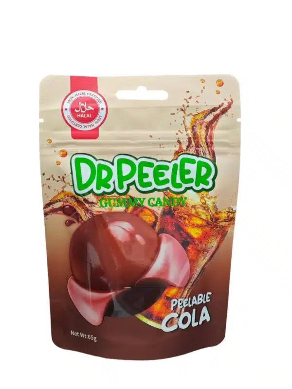 Drpeeler Peelable Cola Gummy Candy Halal 65g
