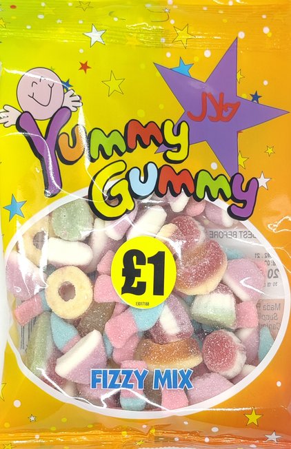Yummy Gummy  Fizzy Mix Halal 100g